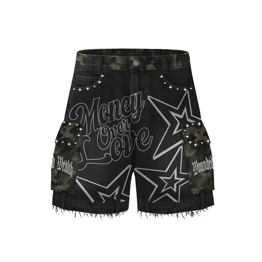 WOUNDED WEALTH | CARGO SHORTS