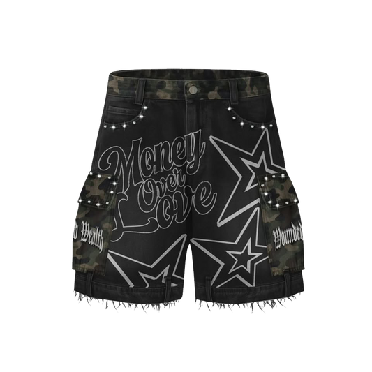 WOUNDED WEALTH | CARGO SHORTS